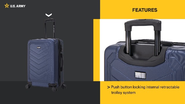Amazon.com | US ARMY Fox Pro 3 Pcs Set Expandable Suitcase
